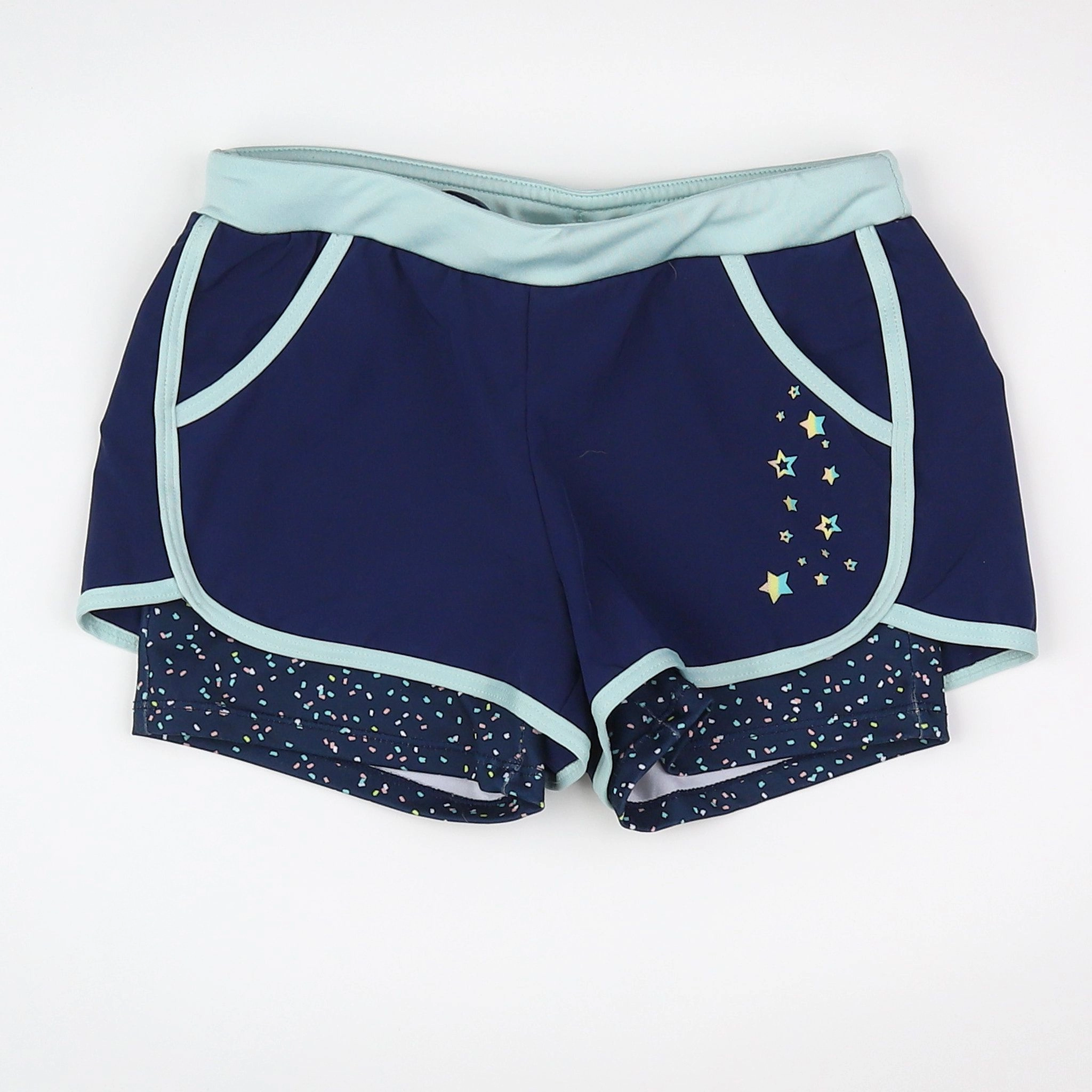 Vertbaudet - maillot de bain bleu - 9 ans